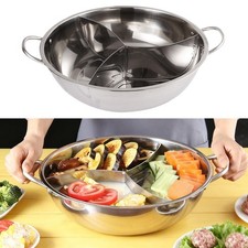 Marmite divisée en acier