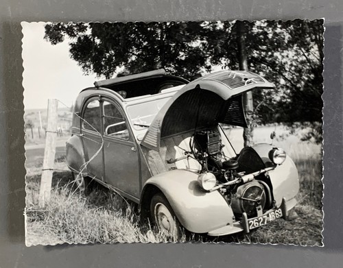 Photo ancienne citroen 2cv - photo,