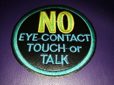 No touch No eye contact Service Dog  ESA Patch, Patches for Vests / Harness