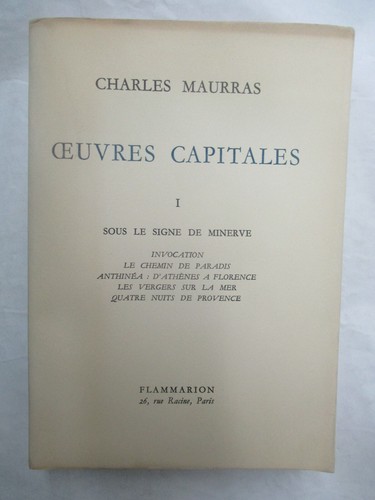 Charles maurras oeuvres - charles, "oeuvres