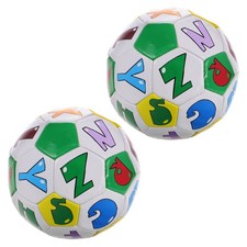  Lot de 2 ballons de football pour enfants : ballon de football taille 2 –