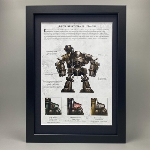 Mechanicum encadré art - mechanicum,