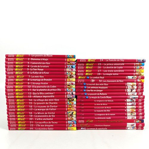Winx club lot livres - winx, 44