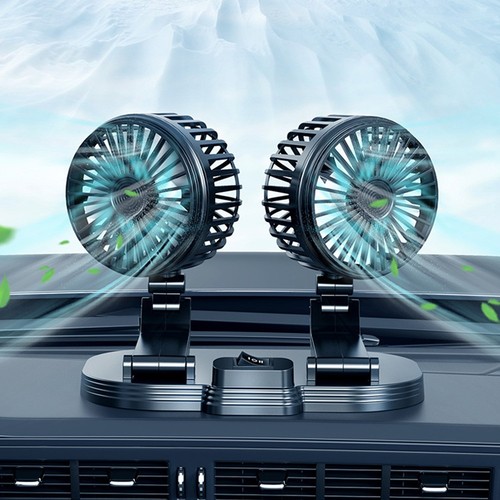 Ventilateur voiture double - voiture,