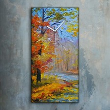 Horloge décorative sur toile