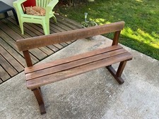 Véritable banc d'église en