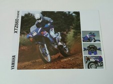 Yamaha XTZ 660 Ténéré de 1992 Prospectus Catalogue Brochure Moto 