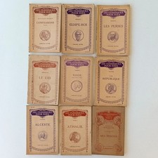 Lot 9 fascicules classiques