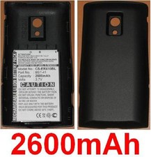 Coque Noir + Batterie 2600mAh Pour SONY ERICSSON Xperia X10, Xperia X10a
