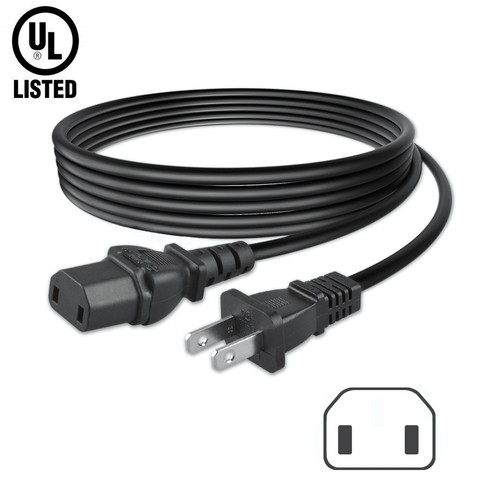 6ft prong ac - 2-prong, power