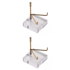 2pcs Laiton Bras Présentoir