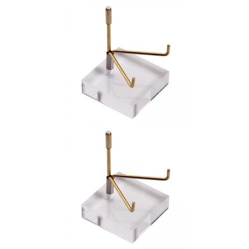 2pcs laiton bras - 2pcs, présentoir