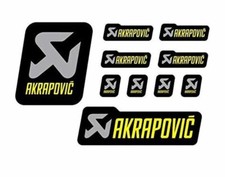 Kit 10 Autocollants AKRAPOVIC