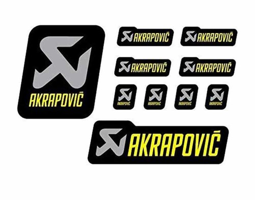 Kit autocollants akrapovic - kit,