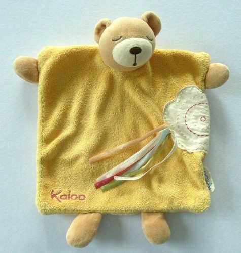 Doudou plat kaloo ours - 1.,