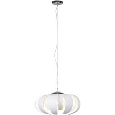 Suspension Luminaire Ancolie Blanc Moderne Rond Ø50Cm Max. 60W E27
