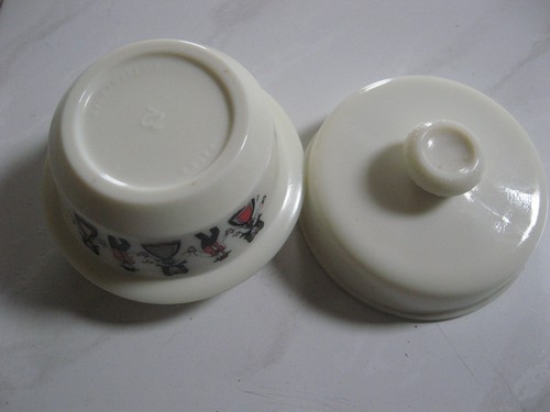Petit pot avec decor folklore - petit,