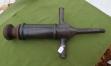 ANCIEN GRAND EMBOSSOIR / BOUDONNIÈRE - FER BLANC / BOIS - TRÈS BEL OBJET - G8