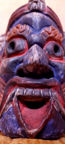 Vintage masque sculpté - vintage, du