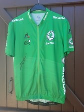 Maillot vert Green Jersey signé/signed Cavendish Tour de France 2021 Coq sportif