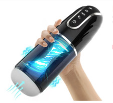 Masturbateur Automatique Suce Vibre Pipe Sodomie Chatte Serré Plaisir Homme ProX