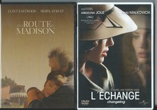 LOT 2DVD clint eastwood SUR LA ROUTE DE MADISON et L'ECHANGE