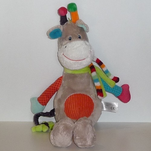 Doudou girafe nicotoy zoé - doudou,