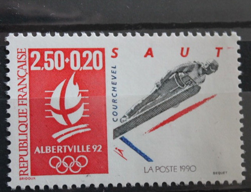 Timbre france luge jo - -,