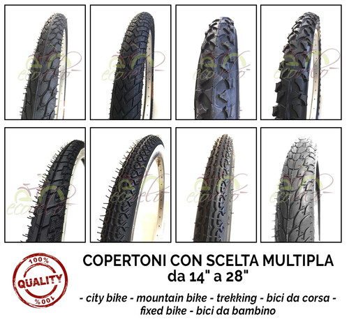 Multiples pneus vélo city - multiples,
