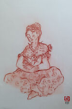 Tableau dessin sanguine