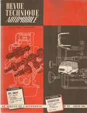 REVUE TECHNIQUE AUTOMOBILE 225