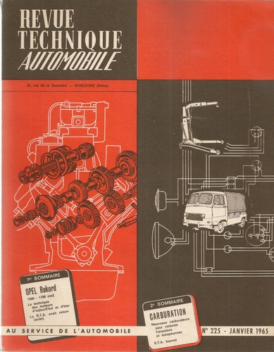 Revue technique automobile 225 - automobile,