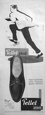 PUBLICITÉ CHAUSSURE PELLET PLAIT LIGNE ITALIENNE GOÛT FRANÇAIS