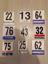 Dossard cyclisme tour De