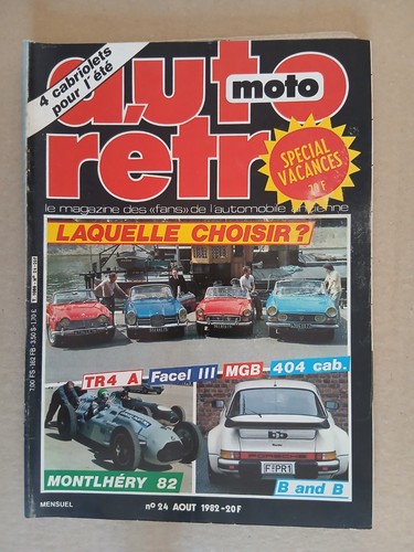 Auto retro 1982 tr4 - n°24,