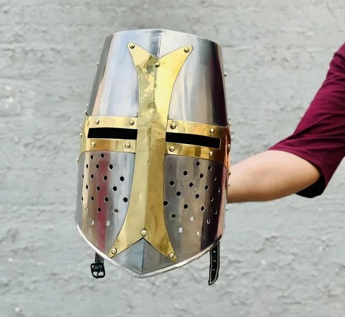 Casque médiéval fait main - , |
