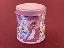 Boîte Métal Ancienne La Panthère Rose 1984 Poubelle De Trousse