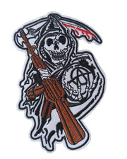 Patch écusson faucheuse tête