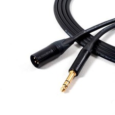 Neutrik Noir et or Mâle XLR