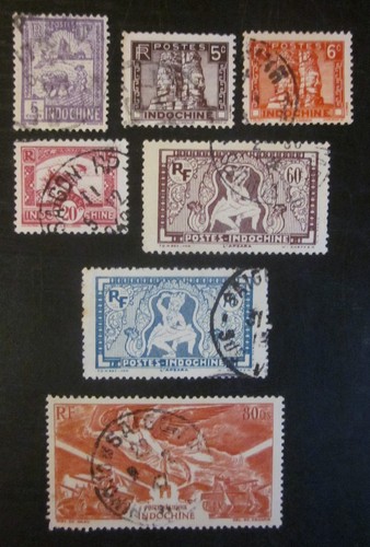 Lot timbres colonies - timbres,