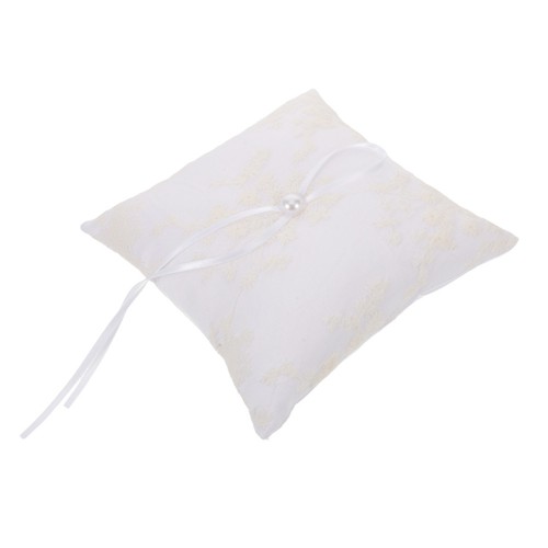 Coussin alliances blanc - d'alliances,