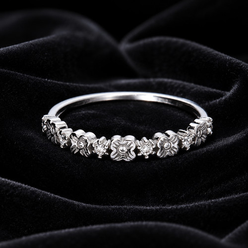 Fleur étoile bague - fleur,