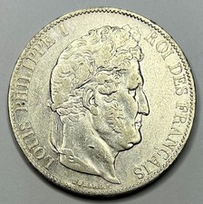 5 Francs Louis Philippe Ier 1847 A - Tête Laurée - Argent