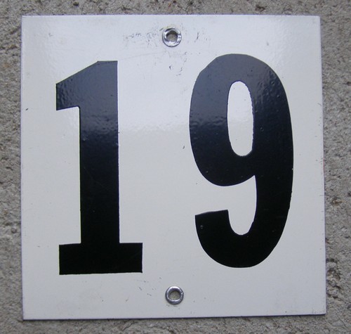 Ancienne plaque tôle peinte