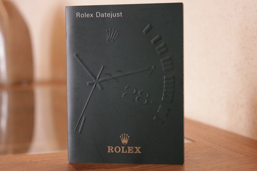 Booklet rolex datejust - booklet,