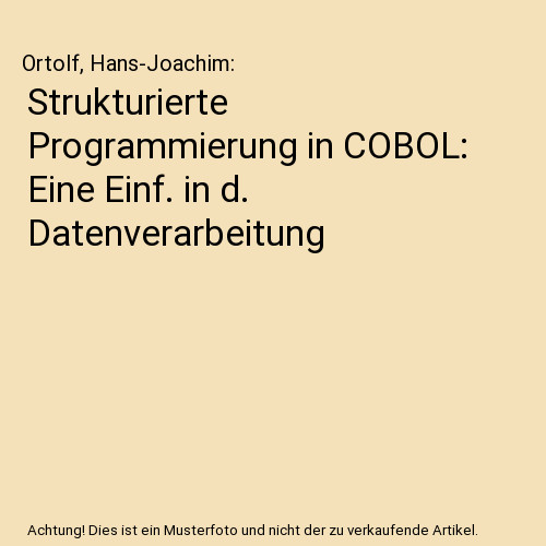Strukturierte programmierung - strukturierte,