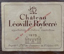 Étiquette Château Léoville
