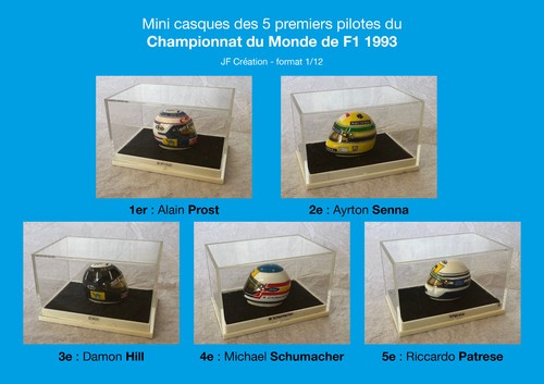 Casques prost senna hill - prost,, senna,
