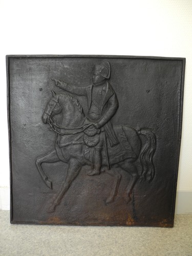 Ancienne plaque cheminée - plaque,