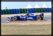 S954 Martin BRUNDLE. Ligier JS41. F1 GP France 1995. Vintage 35mm slide diapo